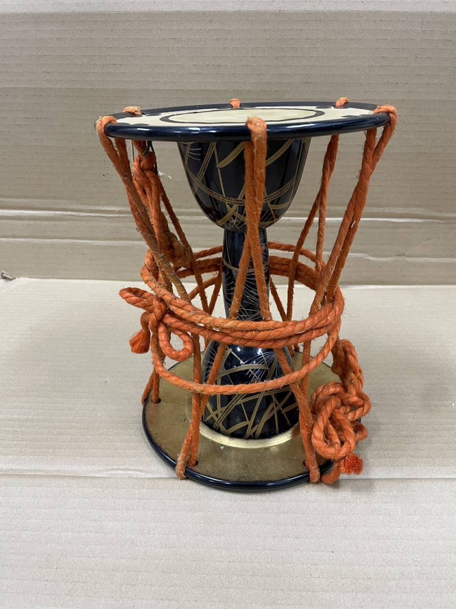 ヤフオク! - 1円 平 鼓 蒔絵鼓 楽器 和太鼓 和楽器 古皮 能楽 雅...