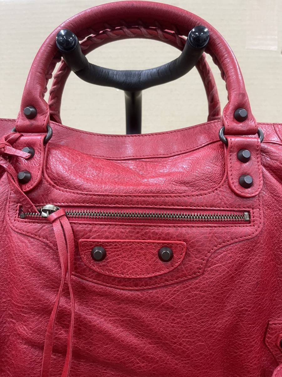 お気に入り】 BALENCIAGA バレンシアガ ザ シティ ハンドバッグ