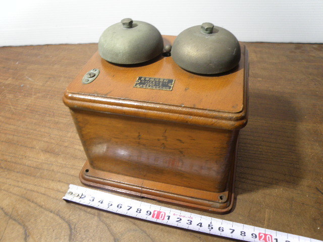 3 magnet electro- bell 6 number / war front telephone machine bell doorbell old tool retro . pavilion Cafe old former times 