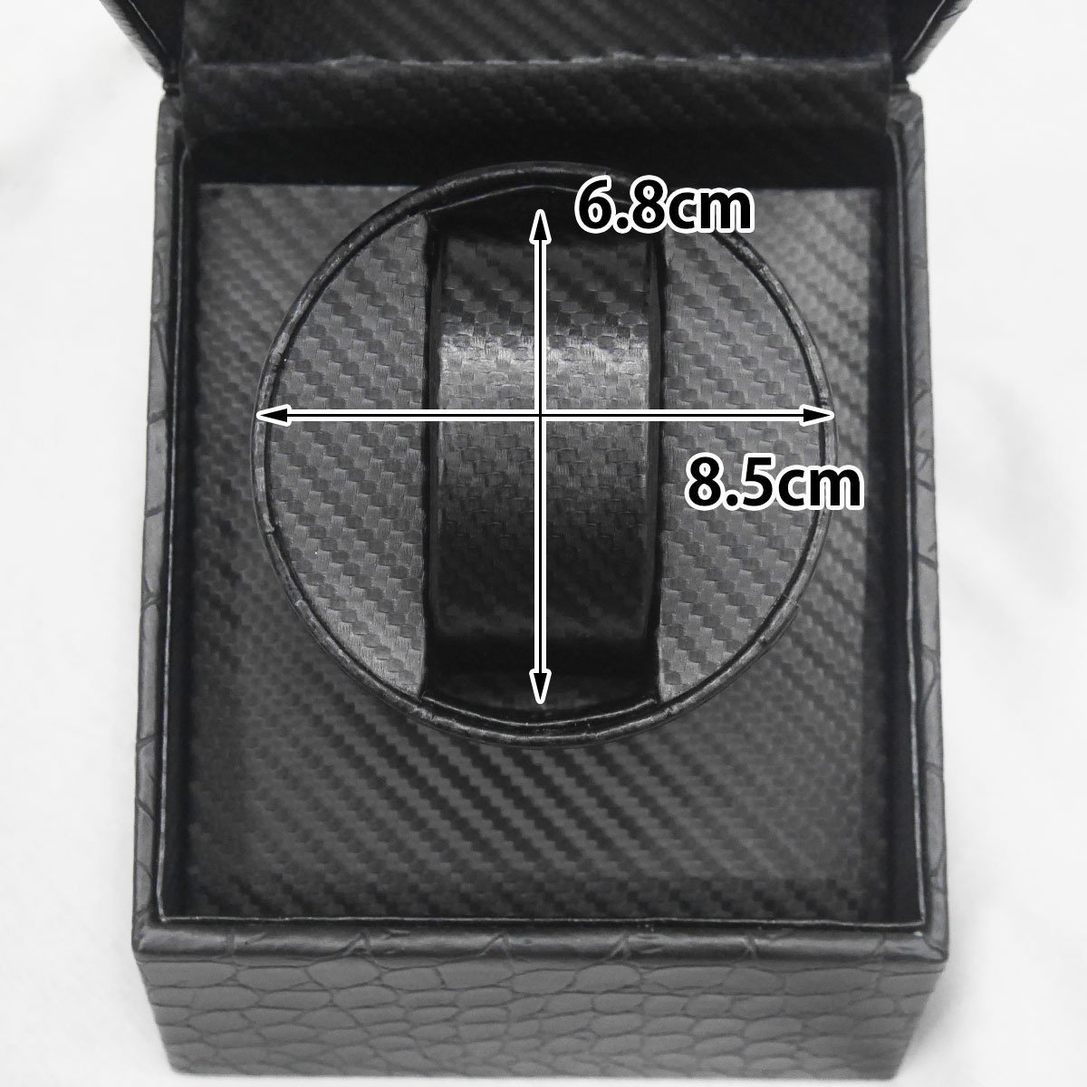 1 jpy ~ selling out winding machine watch Winder 1 pcs to coil self-winding watch clock wristwatch winding black ko type pushed .PU leather WM-01KU