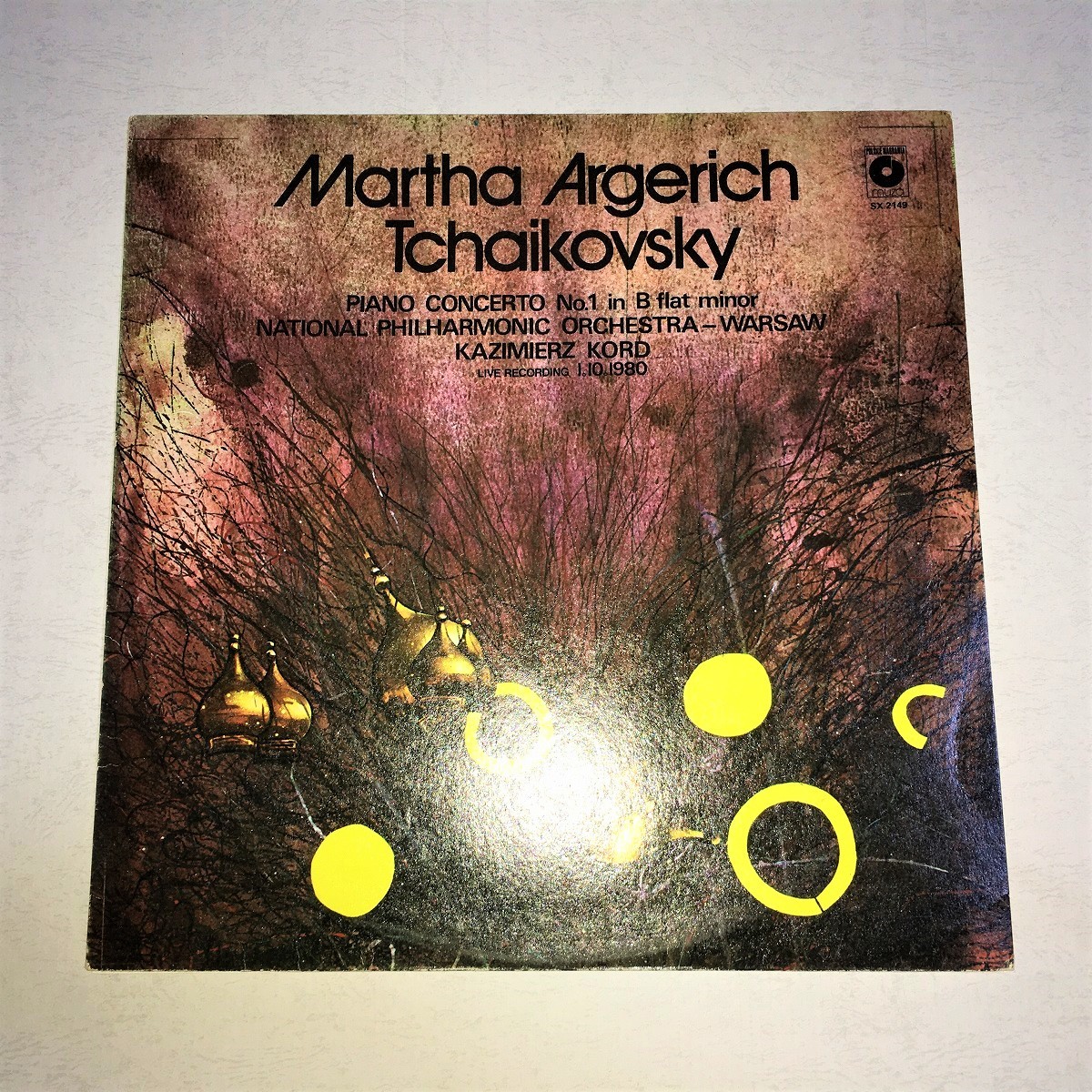 MUZA アルゲリッチ(P) チャイコフスキー:ピアノ協奏曲第1番 1980年ワルシャワLIVE STEREOの画像1