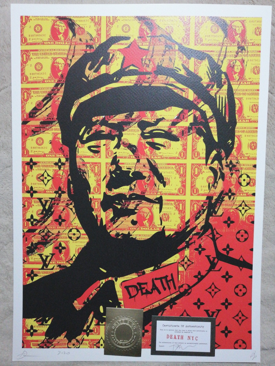 DEATH NYC 世界限定100枚 アートポスター 現代アート ポップアート