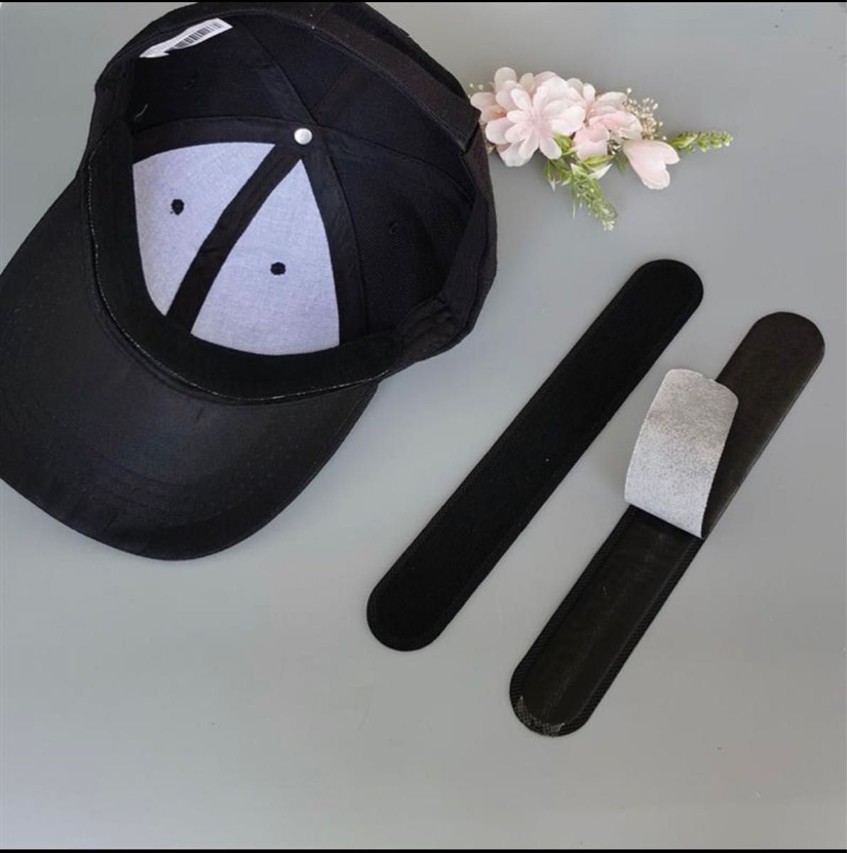 3枚 キャップライナー CAP 帽子 白 パッド 使い捨て 汗取り