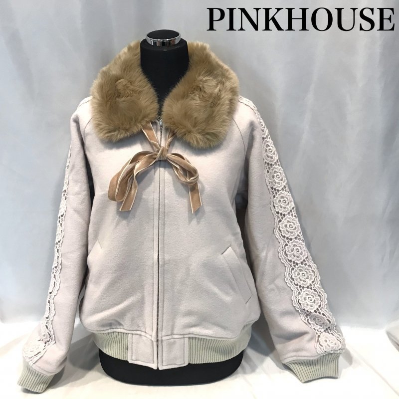 代引き人気 #ピンクハウス新品・のリバーシブル・レッキスファー