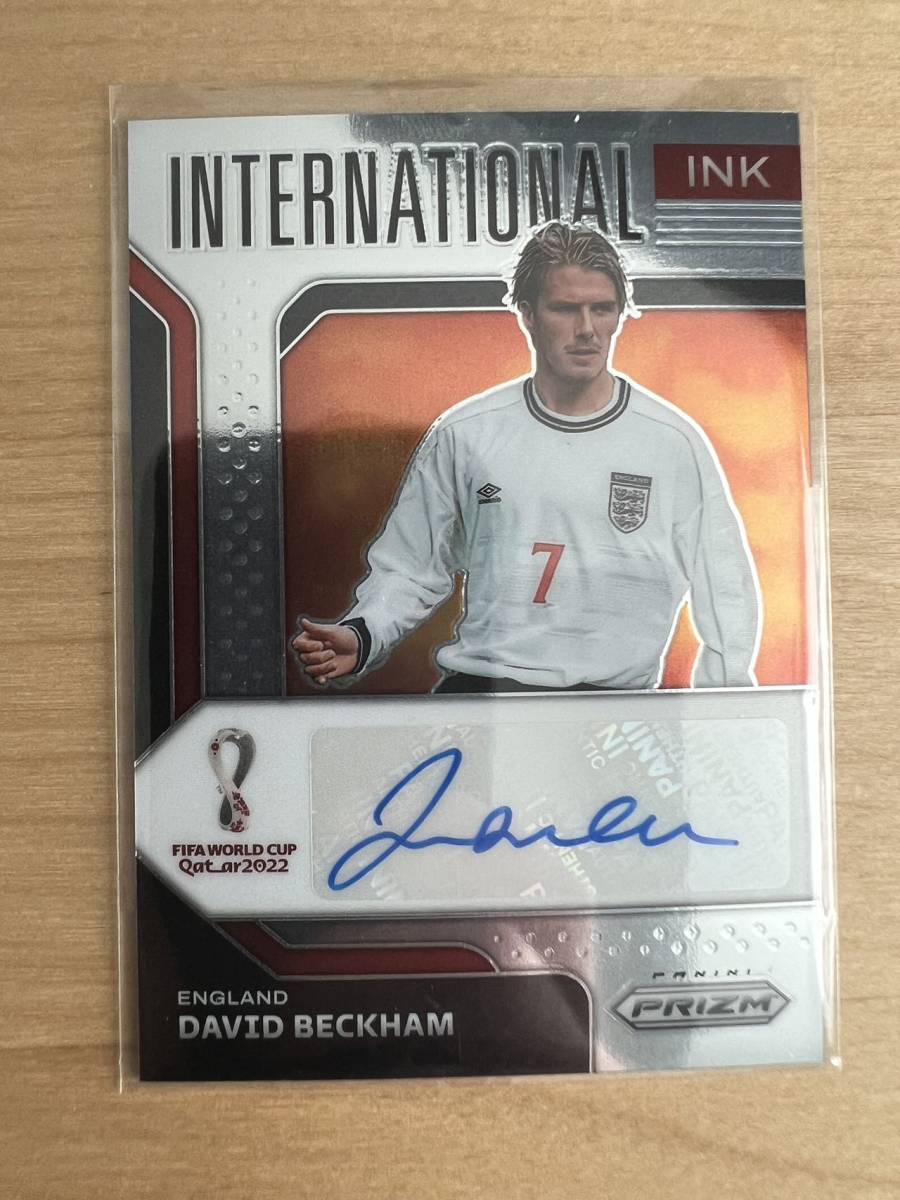 デイビッド・ベッカム David Beckham Panini 2022 World autograph