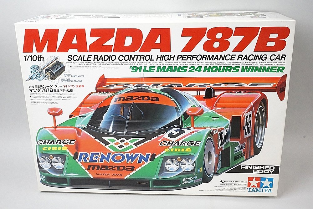 TAMIYA タミヤ 1/10 電動RC マツダ 787B 完成ボディ仕様 91 ルマン