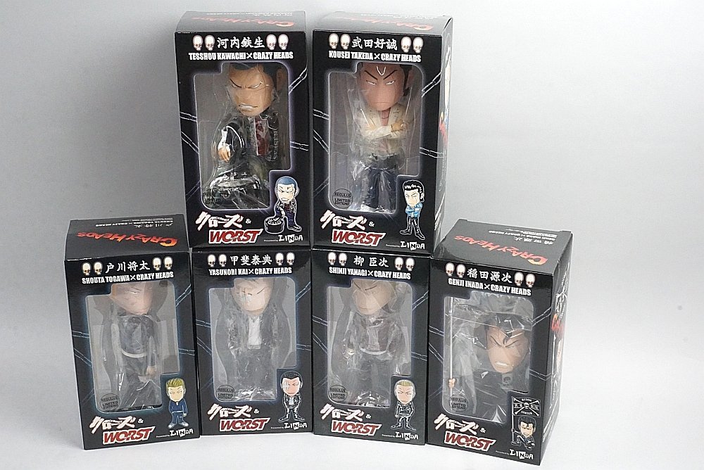 クローズ ボビングヘッド 8体セット クレイジーヘッド 武田 好誠 等