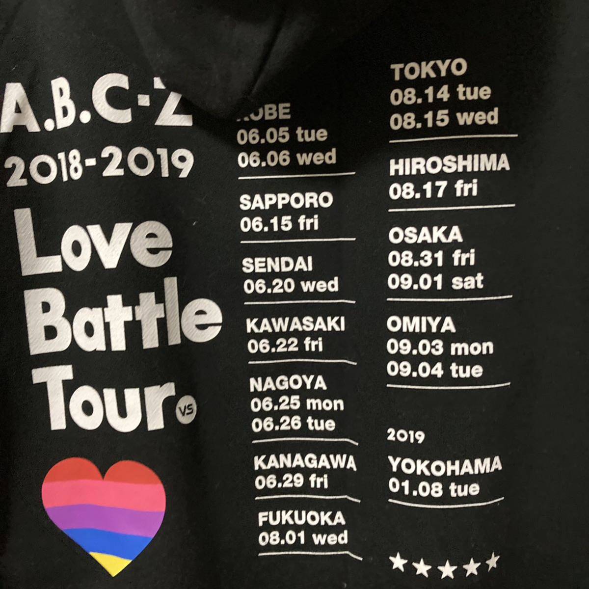 SALE／71%OFF】 A.B.C-Z Love Battle Tour パーカー mandhucollege.edu.mv