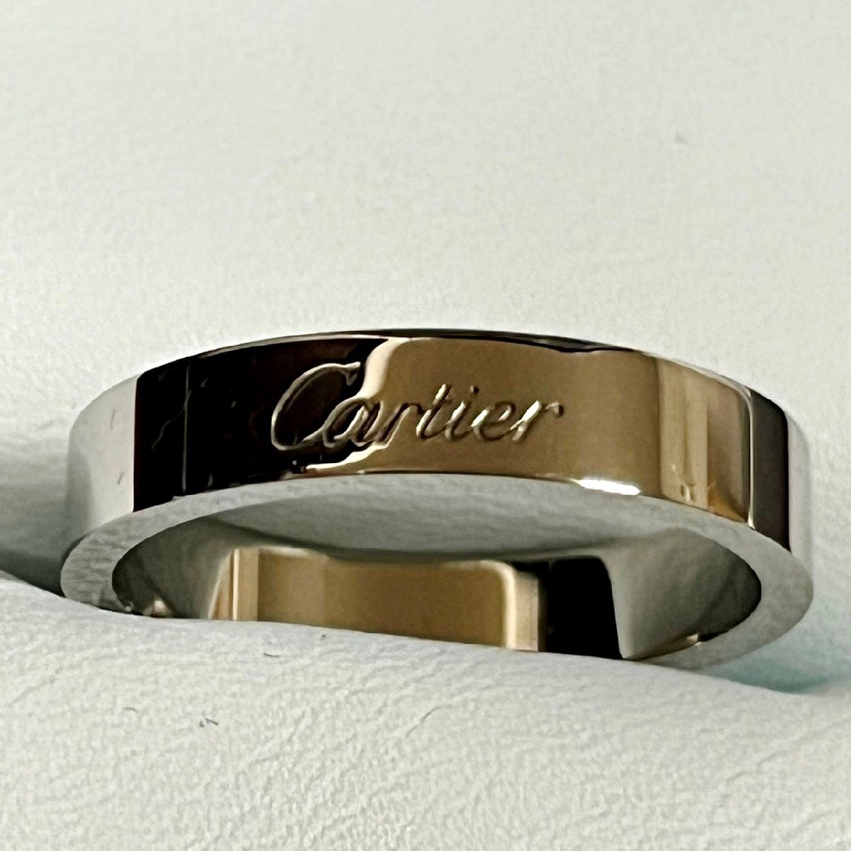 保障できる】 □送料無料□Cartier カルティエ エングレーブドリング C