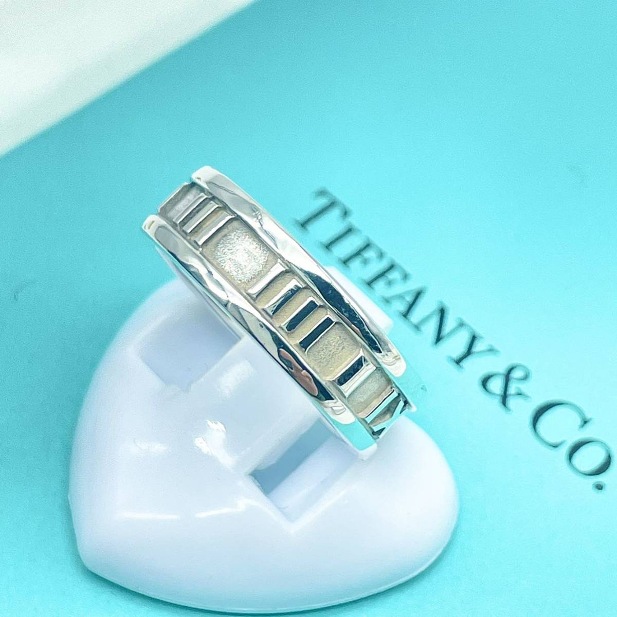 【廃盤】ティファニー TIFFANY&Co. アトラス シルバー リング ヴィンテージ オールド925 指輪 14号