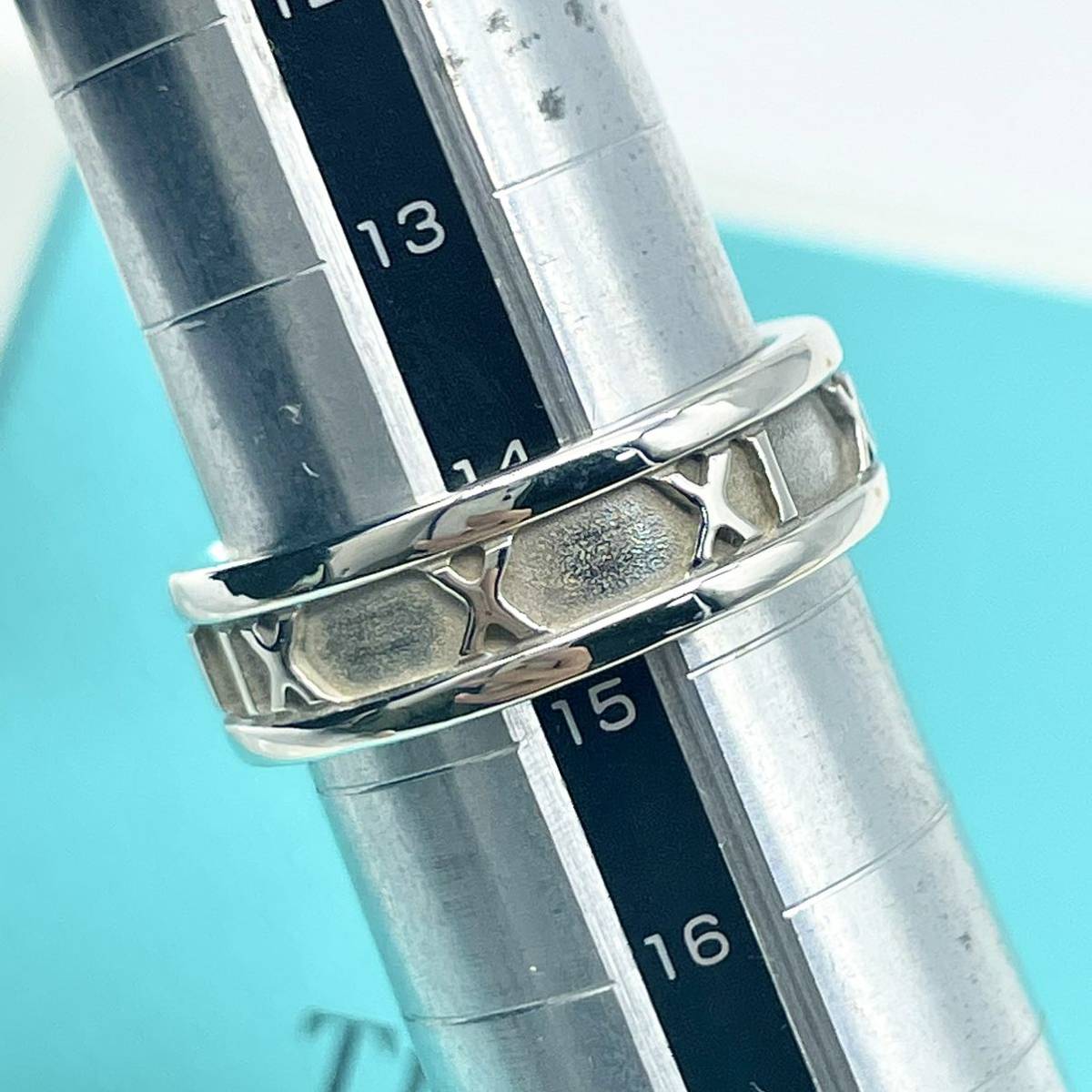 廃盤】ティファニー TIFFANY&Co アトラス シルバー リング 廃盤】ティファニー TIFFANY&Co アトラス シルバー リング