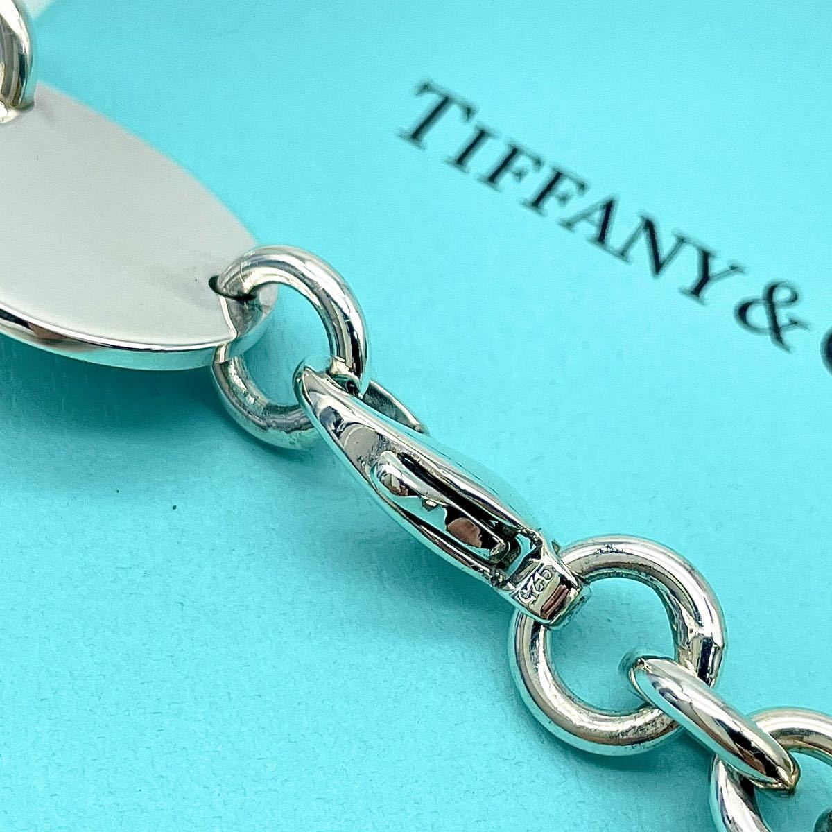 美品】ティファニー TIFFANY リターントゥ オーバル タグ ネックレス