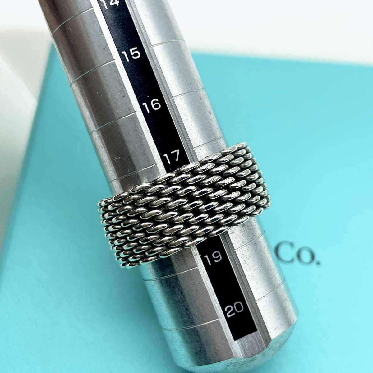 廃盤】ティファニー TIFFANY&Co サマセット シルバー メッシュ 廃盤】ティファニー TIFFANY&Co サマセット シルバー メッシュ