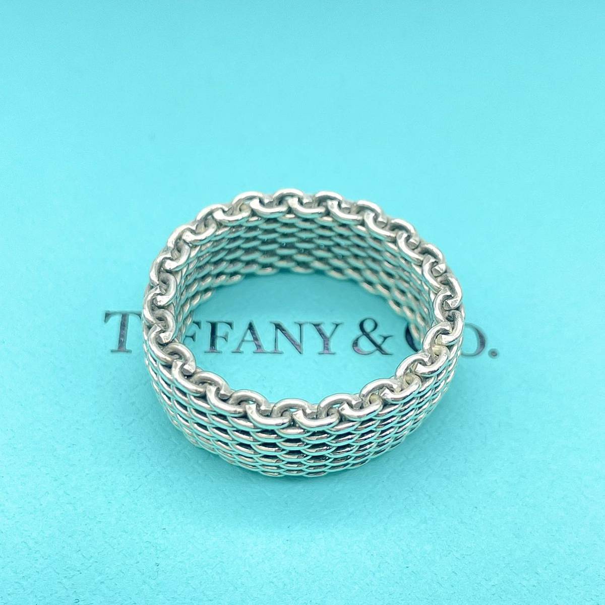 廃盤】ティファニー TIFFANY&Co サマセット シルバー メッシュ 廃盤】ティファニー TIFFANY&Co サマセット シルバー メッシュ