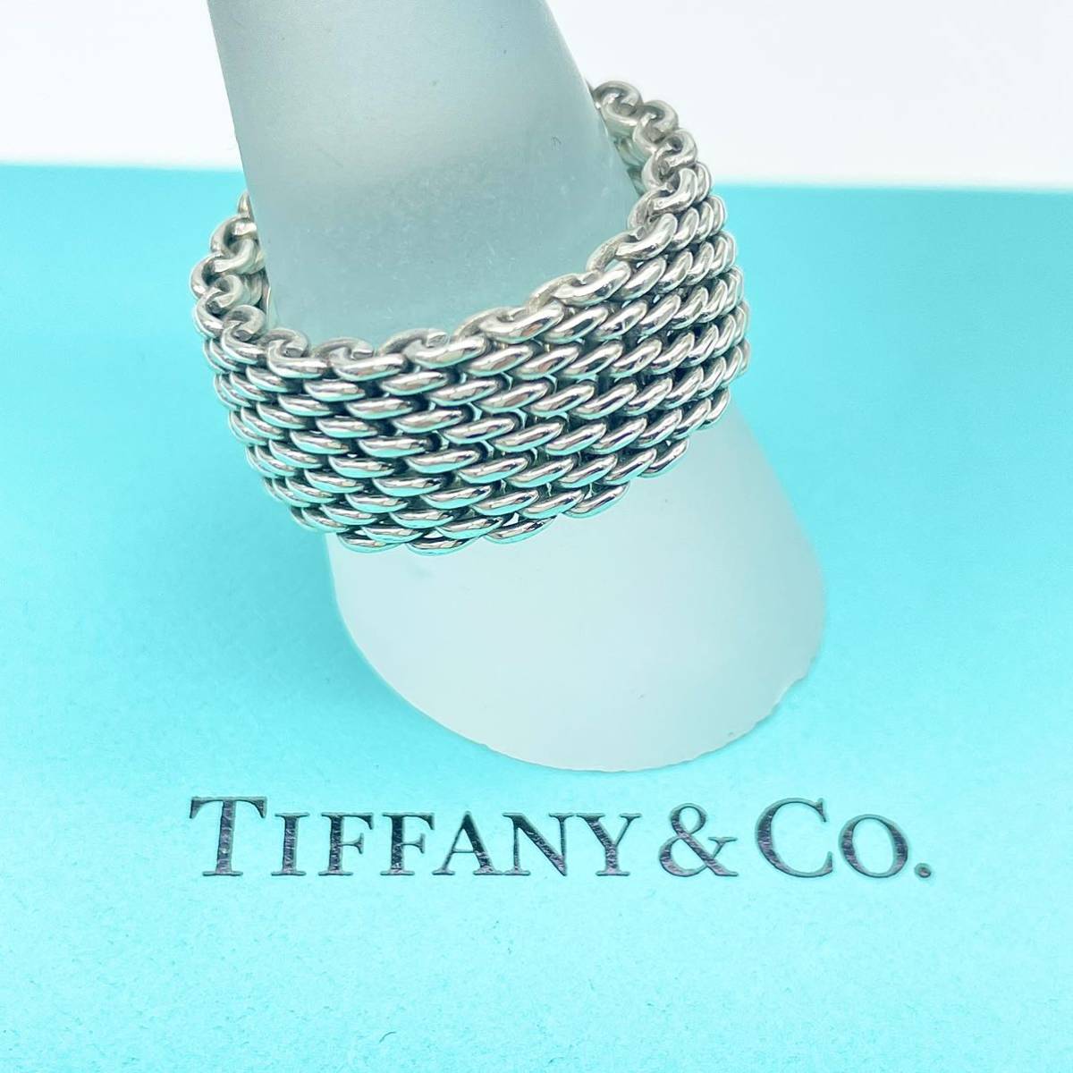 廃盤】ティファニー TIFFANY&Co サマセット シルバー メッシュ 廃盤】ティファニー TIFFANY&Co サマセット シルバー メッシュ