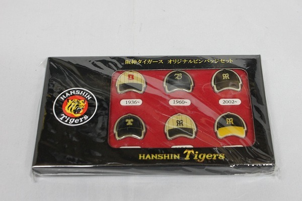 阪神タイガース　オリジナル　ピンバッジセット　ピンズ　歴代キャップ　帽子②_画像1