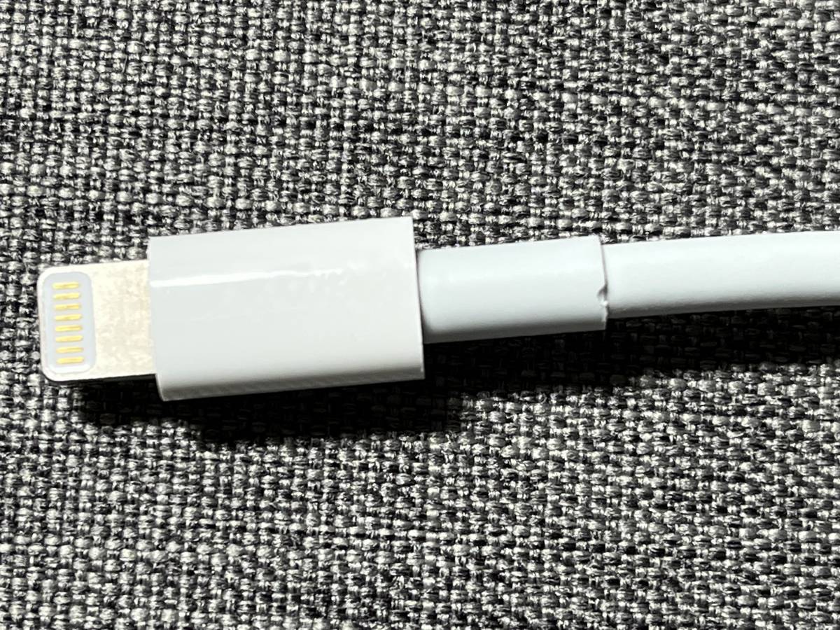 Apple純正 Lightning - USB 3カメラアダプタ A1619_ゴムの部分に欠けがあります