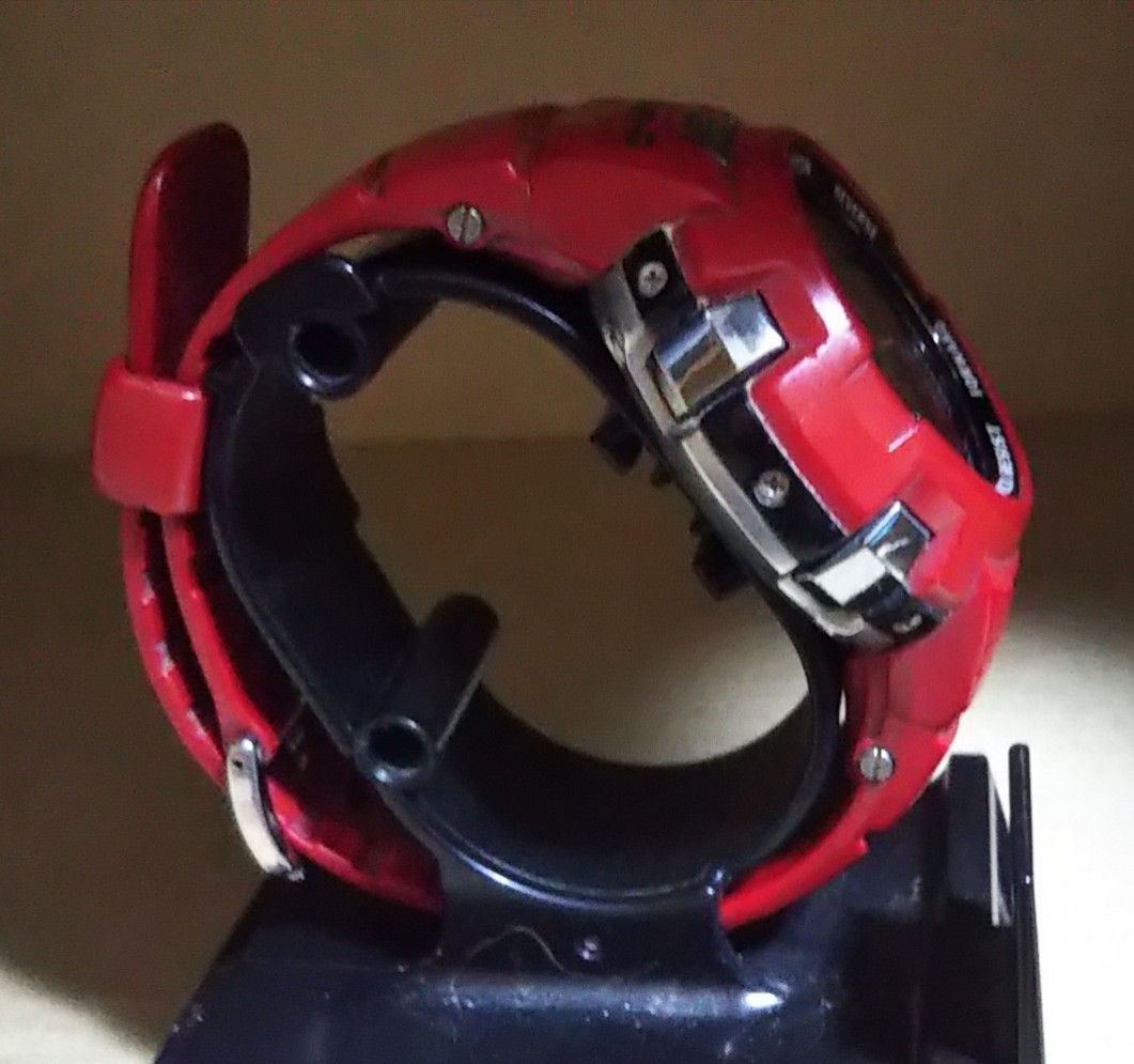 カシオ CASIO G-SHOCK GW-1100BJ 電波 ソーラー アナデジ 腕時計 メンズ レッド