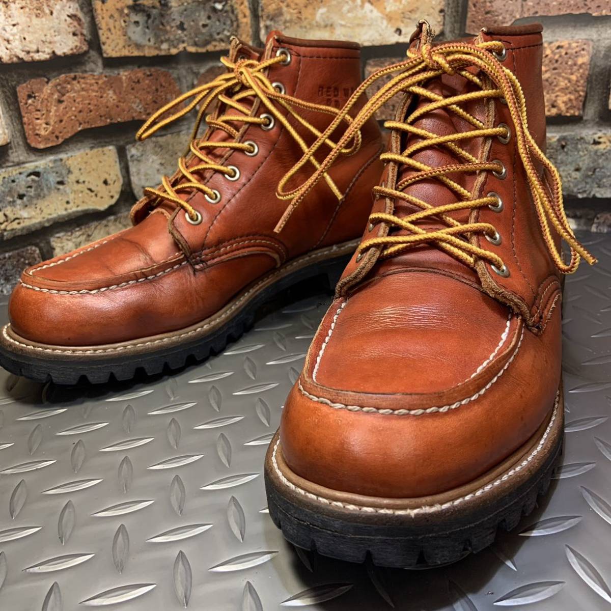 ☆REDWING 8175 裏半円犬タグ 1991年製US6.5E(23A20)レッドウィング アイリッシュセッター