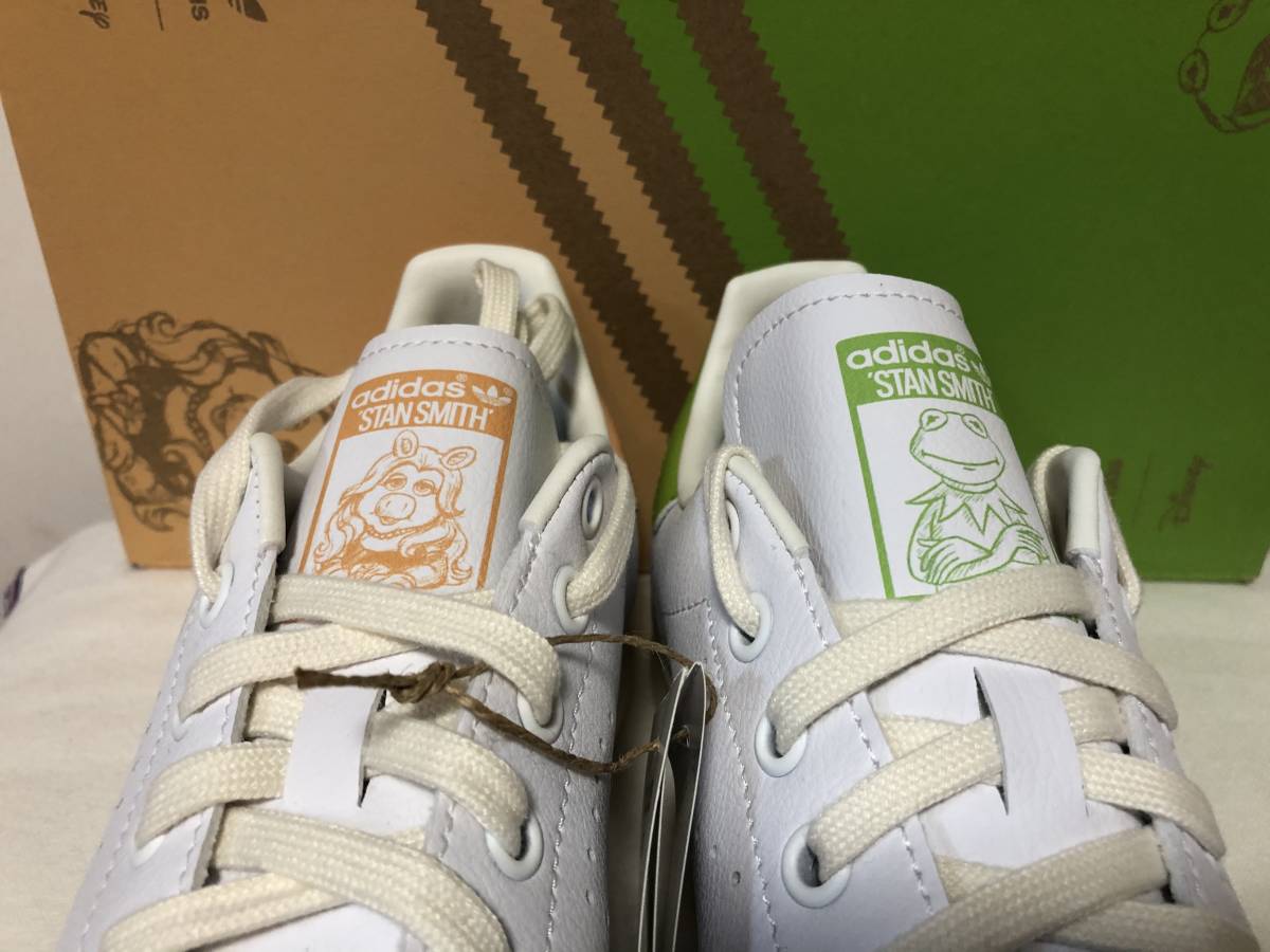  new goods ADIDAS ORIGINALS STAN SMITH KERMIT & MISS PIGGY 26.5cm regular price 15,400 jpy 2021 year made Kermit Adidas Stansmith Disney