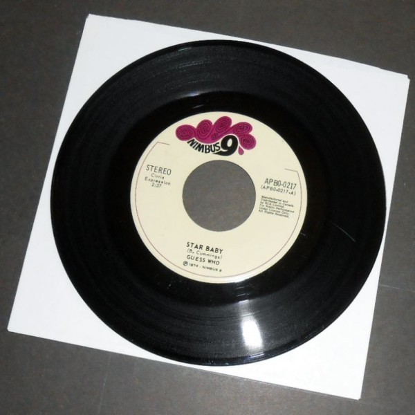 THE GUESS WHO Star Baby カナダ盤シングル 1974 Nimbus 9/RCA_画像1