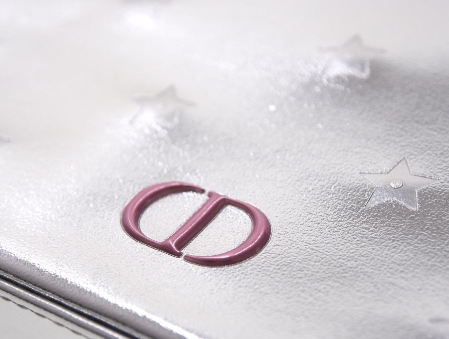 【Used 展示品】ディオール Dior BEAUTE ウエストポーチ ヒップバッグ リップポーチ ベルト取り外し可 16穴ベルト 幸運の星 CD シルバー_画像9