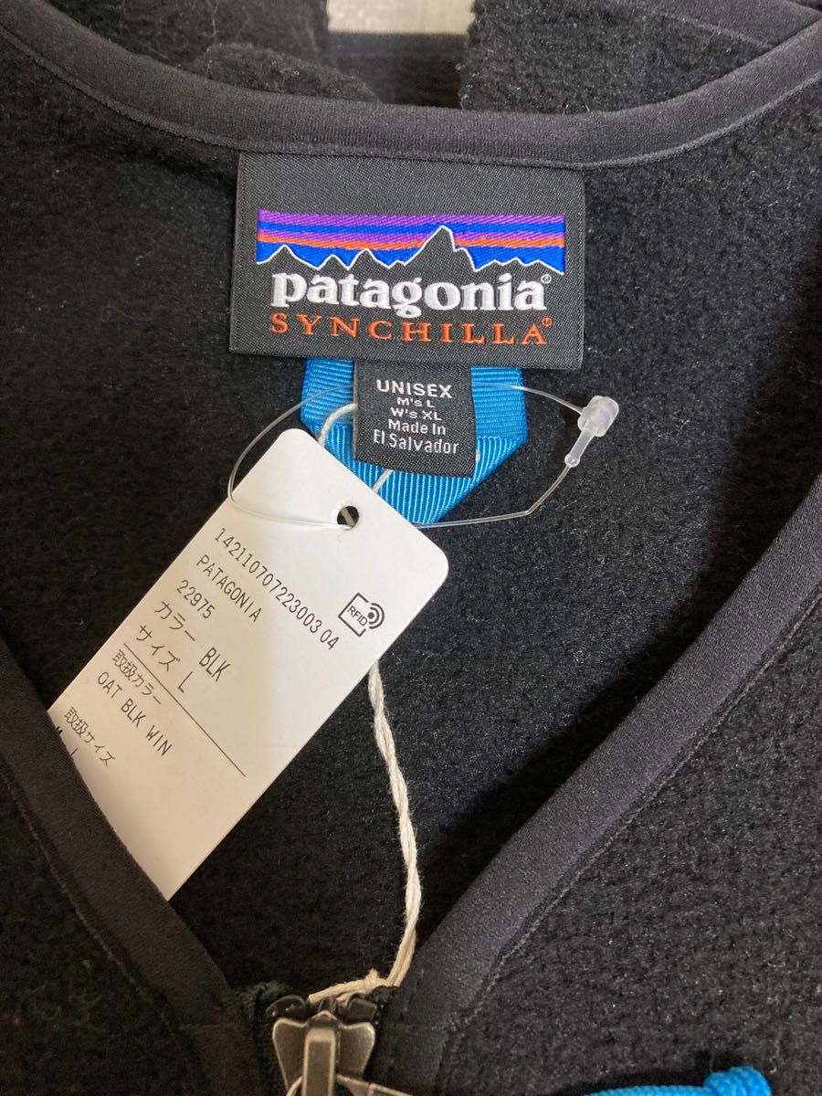 パタゴニア patagonia シンチラカーディガン ブラック L 新品未使用