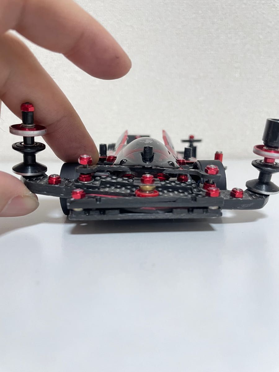 交換無料 ミニ四駆 Thunder shot VZシャーシ 公式3 5レーン大会仕様