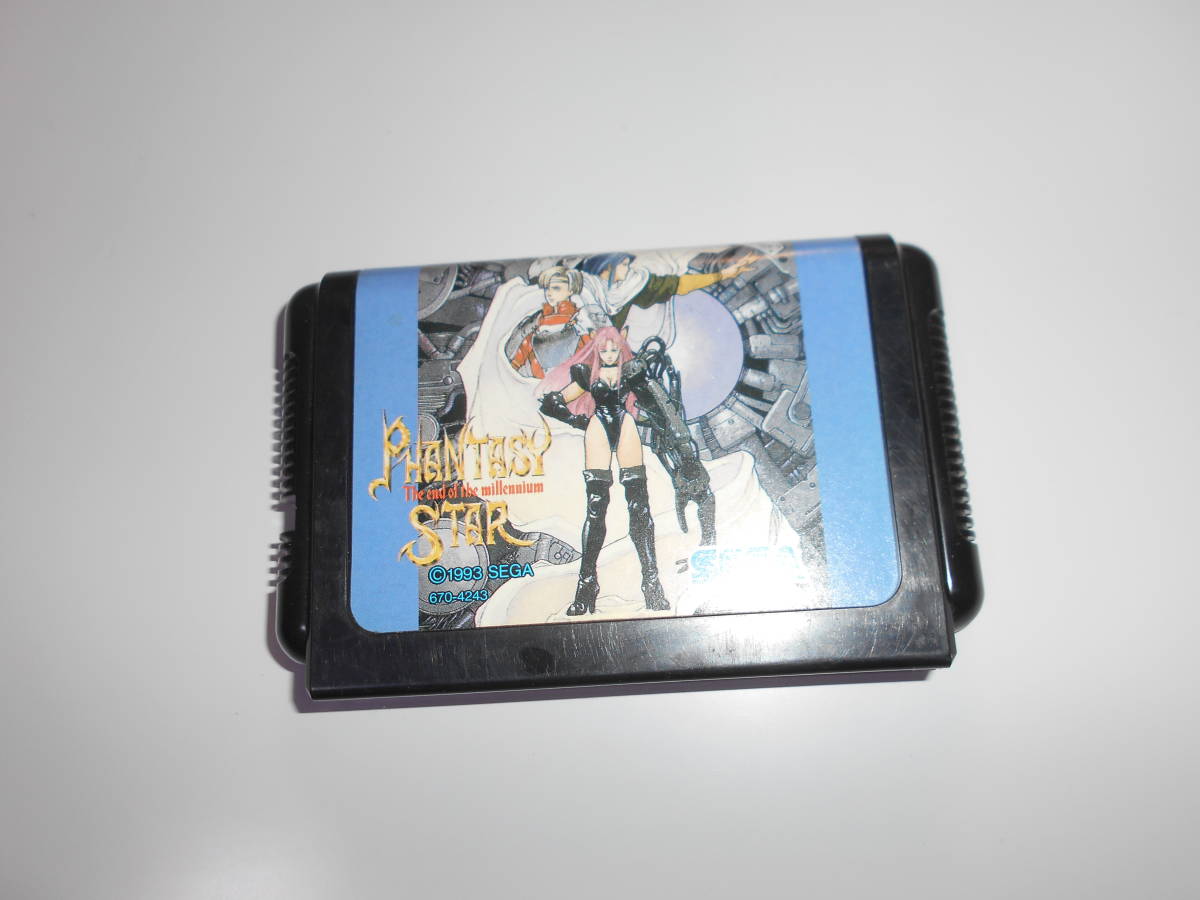 清掃動作品、起動確認 ファンタシースター PHANTASY STAR MD メガドライブ セガ Sega Megadrive メガドラの画像1