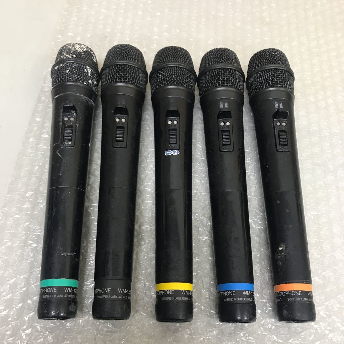 きありがと H673/5本セット TOA WM-1220 ワイヤレスマイク 現状品 き