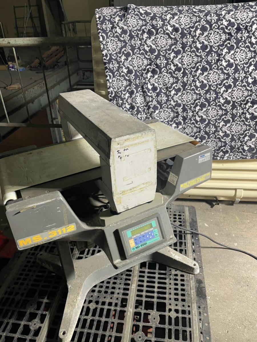 金属検出機 ニッシン MS-3112 100V 金検 金探 メタル 金属検出機 ニッシン MS-3112 100V 金検 金探 メタル