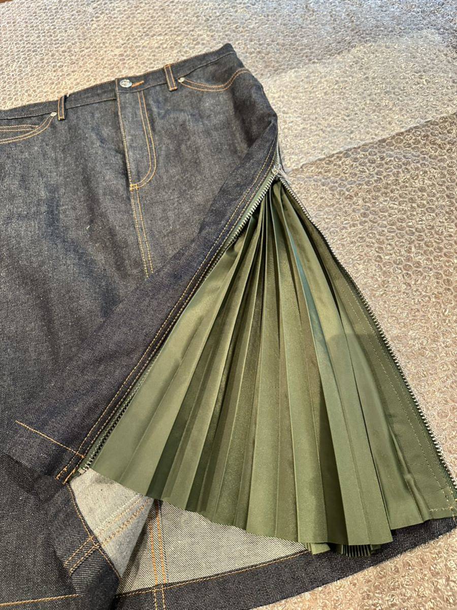 経典 スカート デニム サカイ apc sacai sacai 中古品 #552-31 デニム