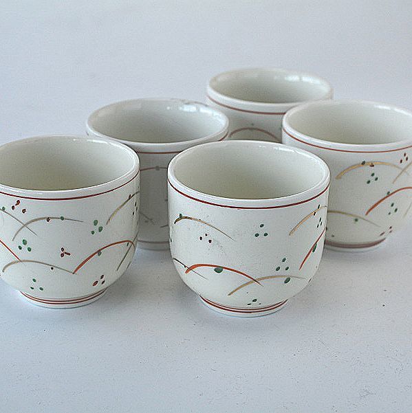 湯飲み 野分 茶碗蒸し碗 小鉢 蕎麦猪口 5個_画像1