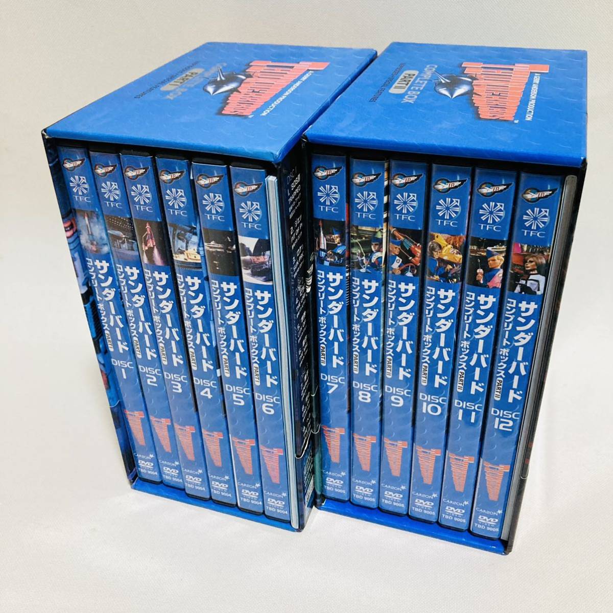 677.送料無料☆ サンダーバード DVD コンプリート ボックス 1 2 DVD BOX 12枚中3枚欠品 訳あり 宇宙 国際救助隊