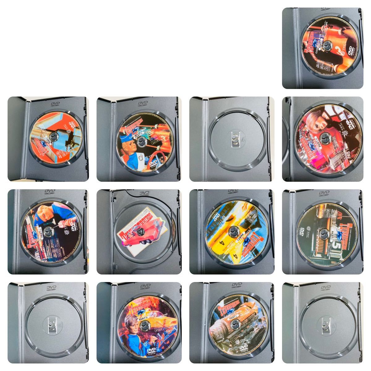 677.送料無料☆ サンダーバード DVD コンプリート ボックス 1 2 DVD BOX 12枚中3枚欠品 訳あり 宇宙 国際救助隊