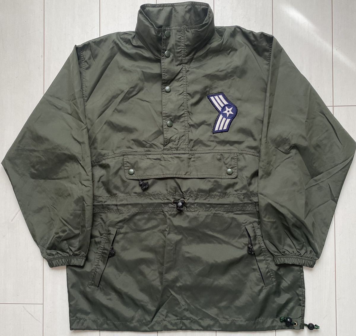 送料無料 美品 80s 90s vintage ビンテージ OLD UNIQLO オールド ユニクロ ナイロン ミリタリー ANORAK アノラック マウンテン パーカー 緑_画像2