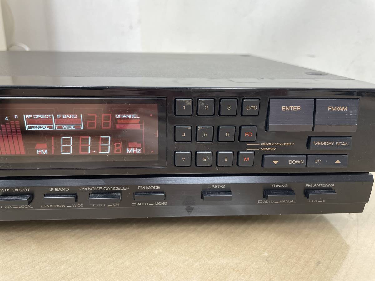 ム 21803-②◆SANSUI【TU-α707EXTRA】デジタルシンセサイザーFM/AMチューナー◆※現状品の画像7