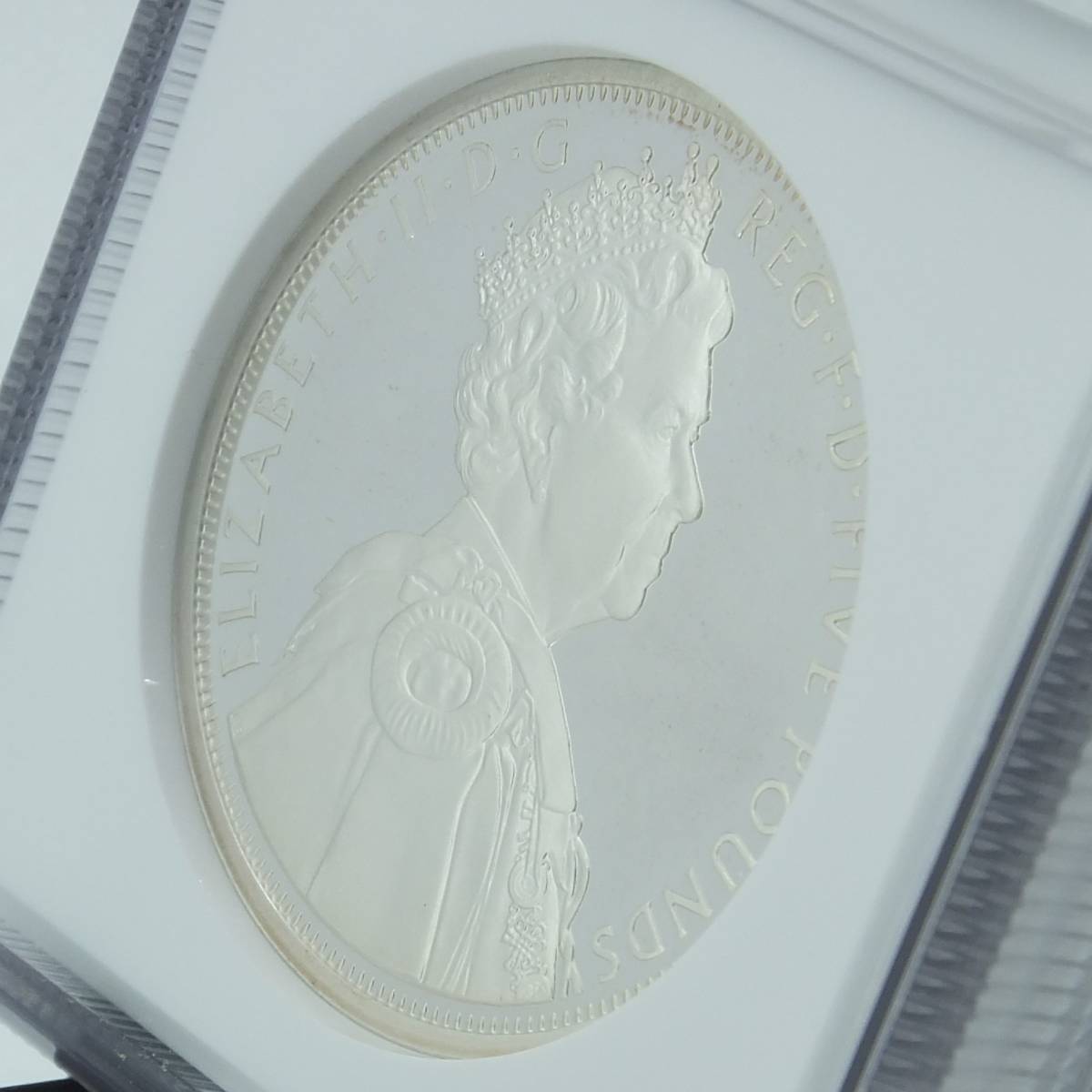 2012 エリザベス女王即位60周年 イギリス 銀貨 ダイヤモンドジュビリー
