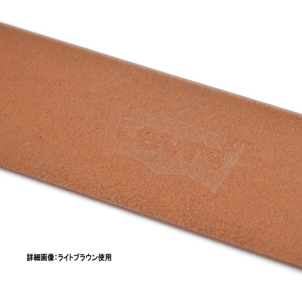 6022LBR LEVI'S リーバイス 牛革 ベルト 40mm 6022 ライトブラウン 新品 本物 送料無料_画像6