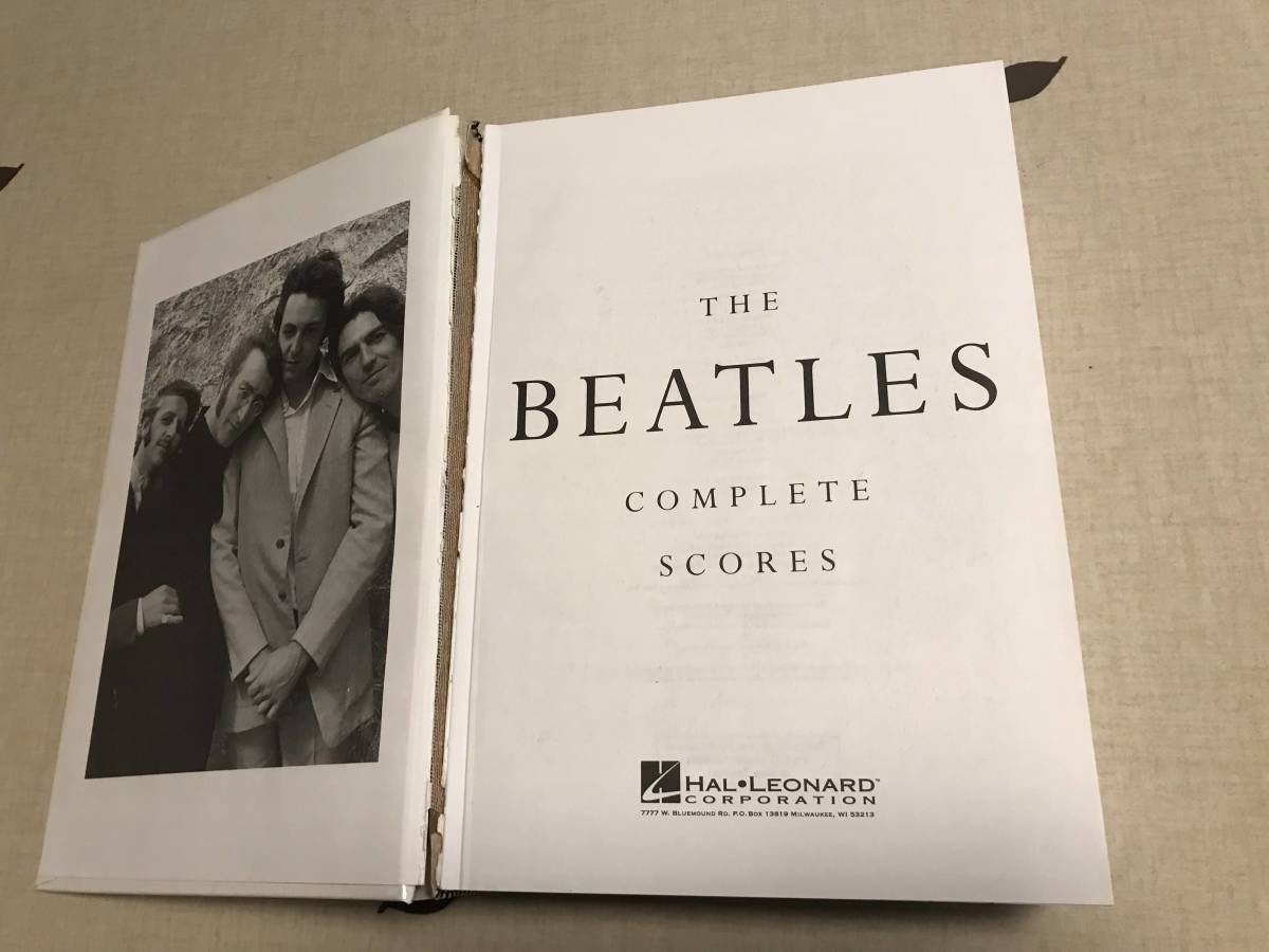 THE BEATLES COMPLETE SCORES ビートルズ バンドスコア 音楽、楽譜