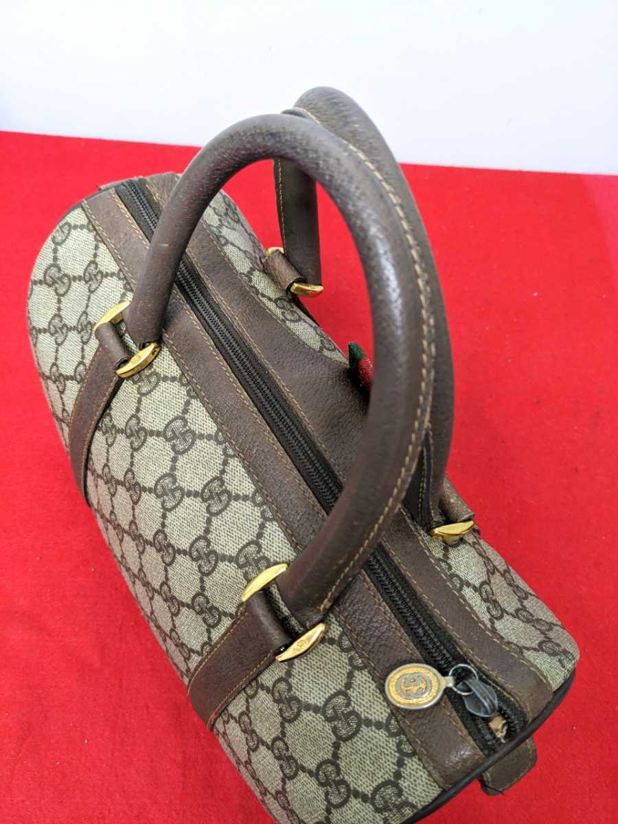 美品 極希少!Gucci シェリーライン ビンテージミニボストンバッグ