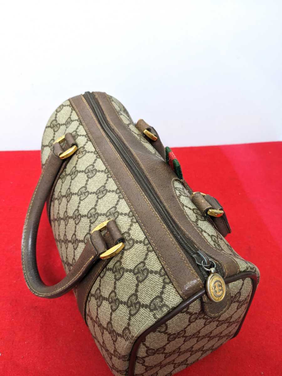 美品 極希少 Gucci シェリーライン ミニボストンバッグ ハンドバッグ