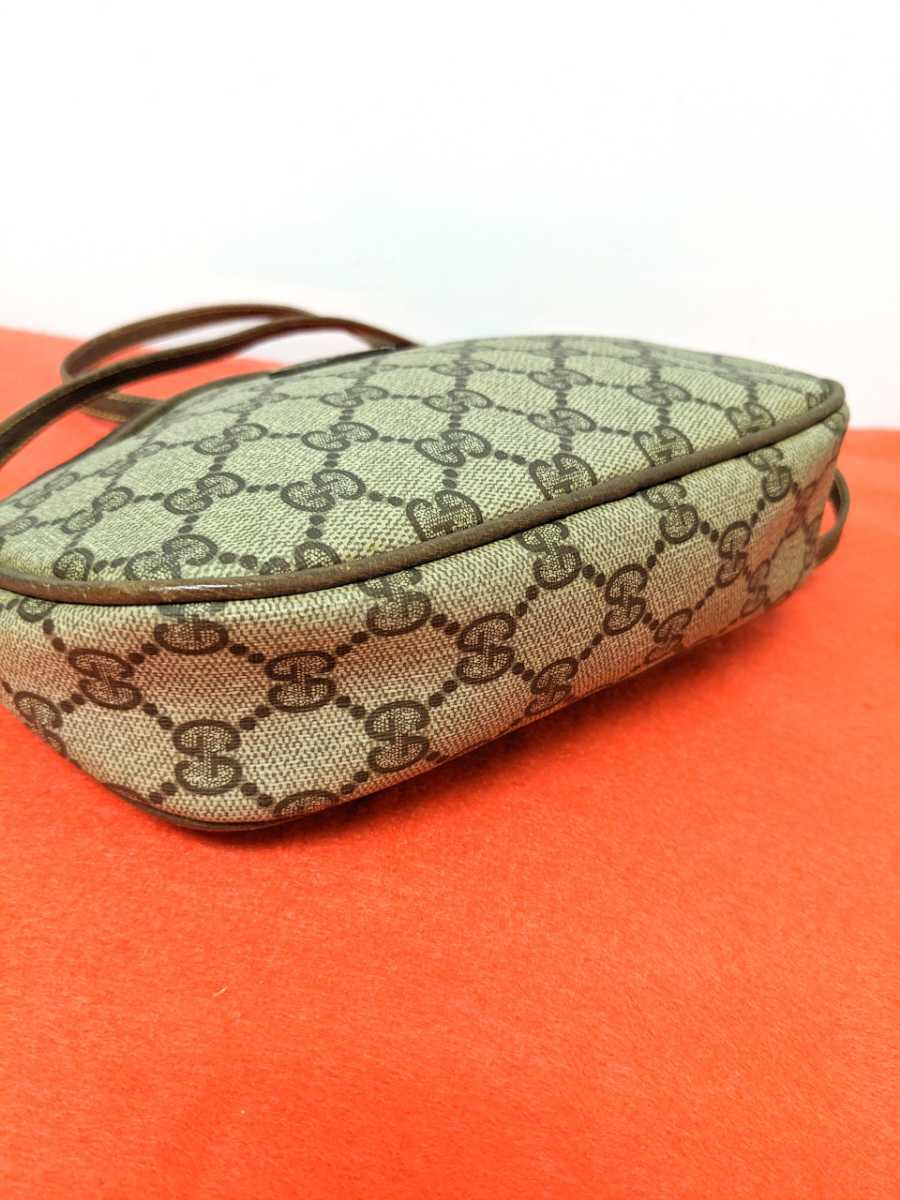 美品 極上!Gucci GG柄ショルダーバッグ ポシェット オールドグッチ レア
