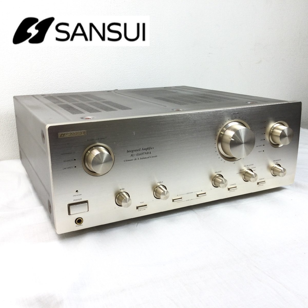 ◆ 【週末セール】 SANSUI AU α 607 NRA アンプ 動作確認済み ◇SANSUI AU α 607 NRA アンプ 動作確認済み(アバックWEB-SHOP