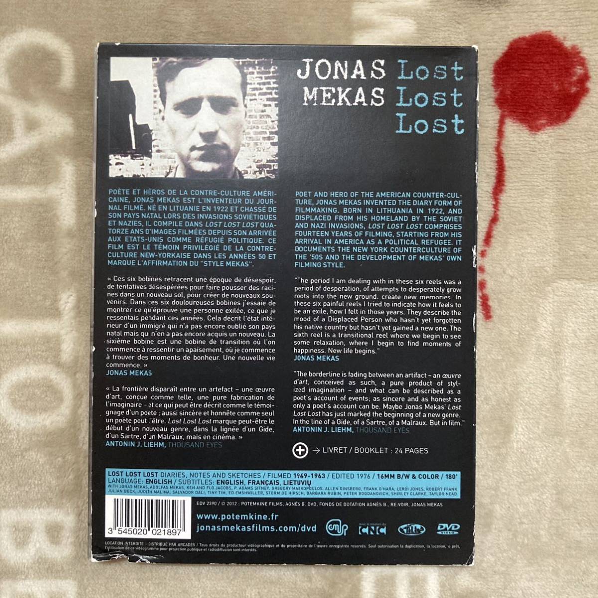 ジョナス・メカス「ロスト・ロスト・ロスト」(輸入版/DVD/PAL) ジョナス・メカス「ロスト・ロスト・ロスト」(輸入版/DVD/PAL