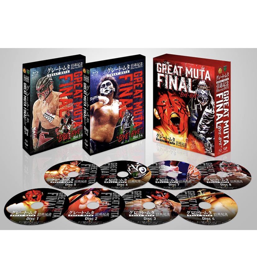 グレート・ムタ 引退記念Blu-ray BOX GREAT MUTA FINAL ”BYE-BYE” [Blu-ray] 武藤敬司 プロレス  スポーツ、フィットネス スポーツ、フィットネス