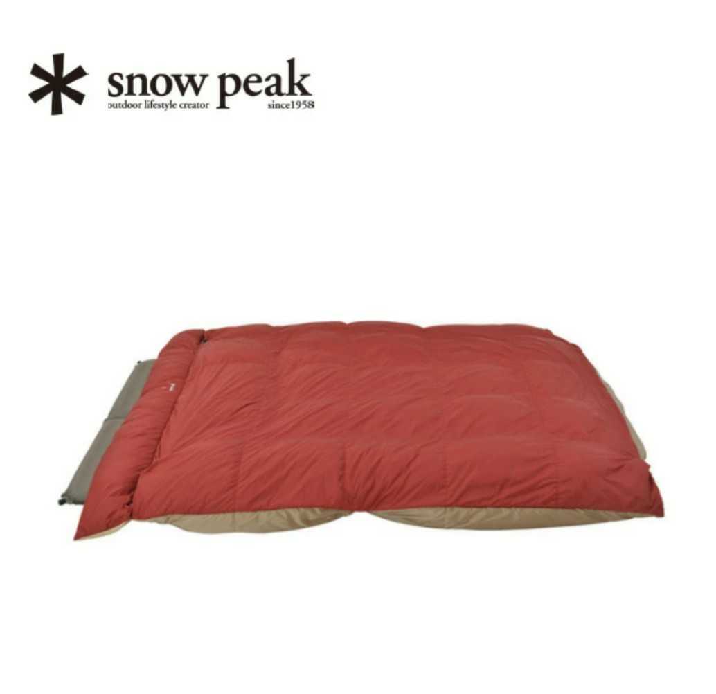 新品 スノーピーク snow peak シュラフ 寝袋 グランドオフトン ダブル