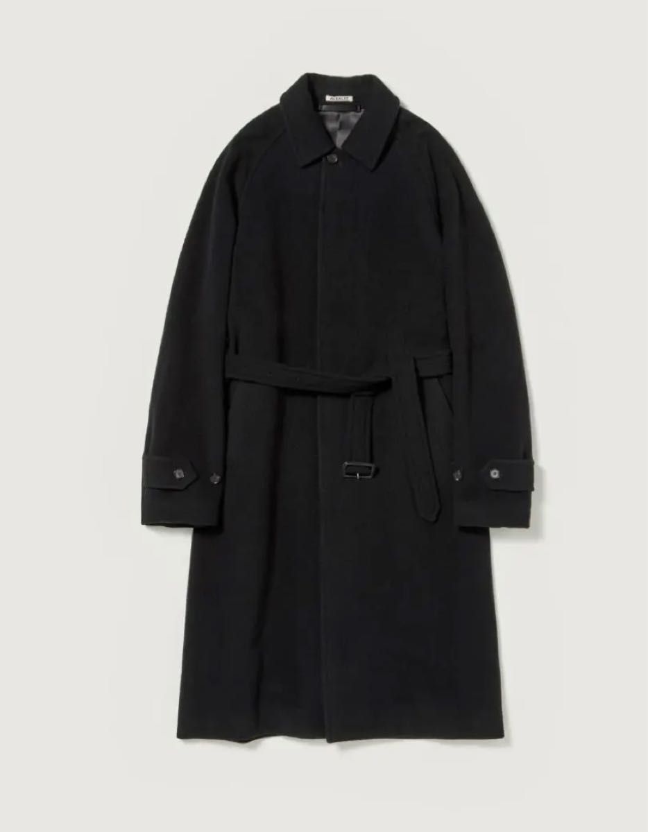 オーラリー ウール カシミヤ ステンカラーコート 21aw 22aw 希少
