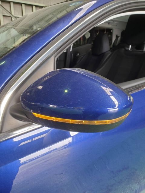 * Peugeot 308 T9 SW Allure T9WHN02 latter term * left door mirror EG 10P Magne tik blue 