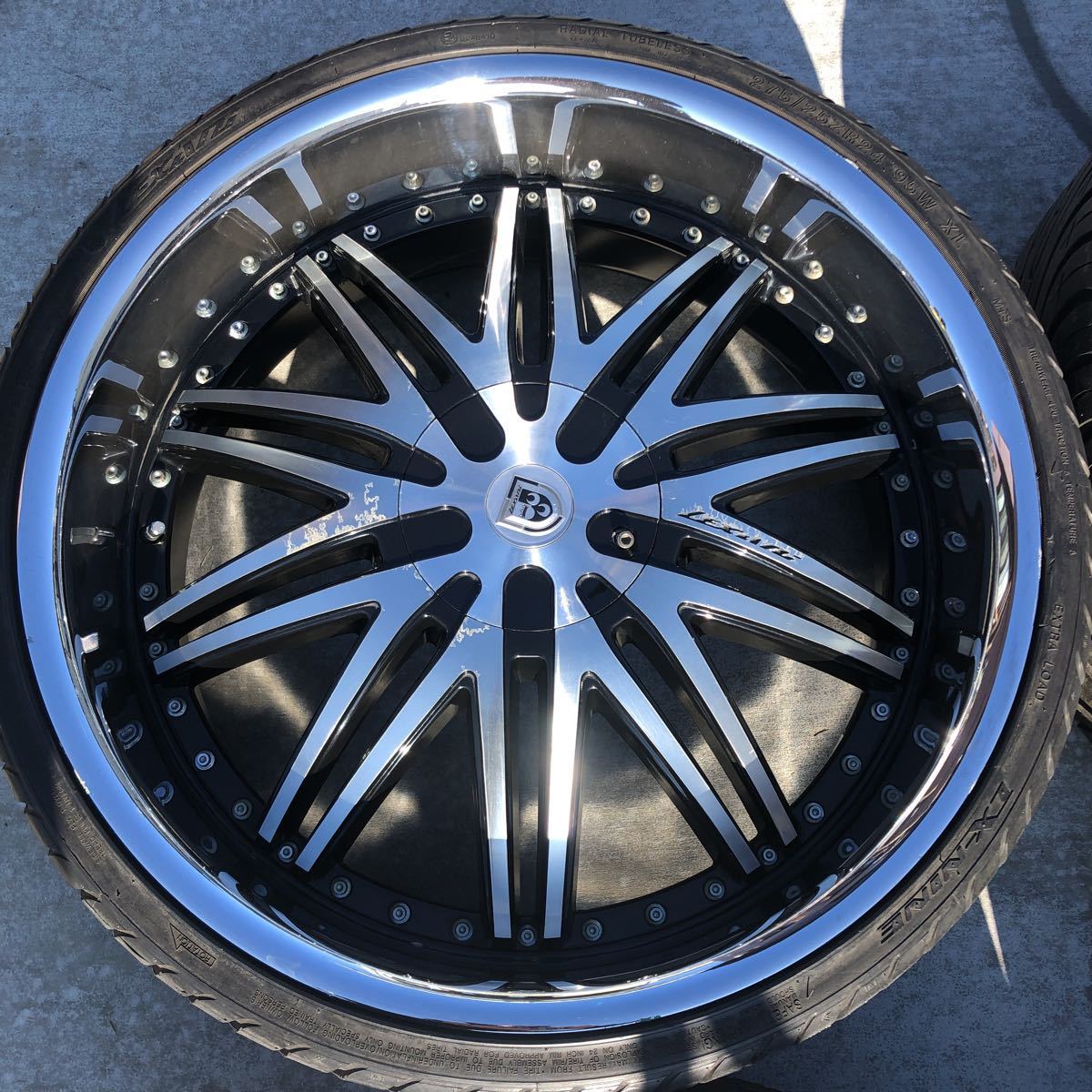 大口径 レグザーニ LEXANI LX10 24インチ アルミホイール 9.5J 15